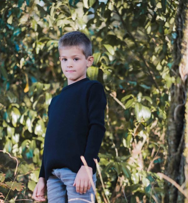 Pull scout uniforme bleu marine